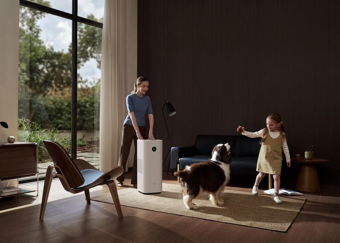 Mijia Smart Air Purifier 6 Plus dàng di chuyển giữa các phòng