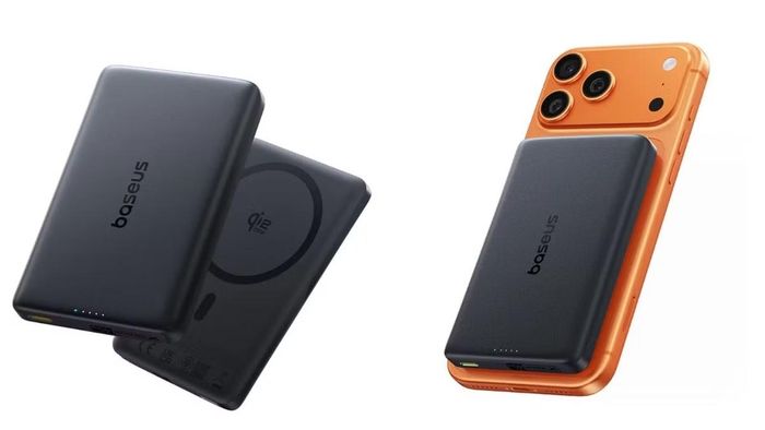 Người dùng có thể gắn pin từ tính vào smartphone tương thích để sạc không dây hoặc chuyển sang kết nối có dây khi cần tốc độ cao hơn, qua đó hạn chế phụ thuộc vào một phương thức sạc duy nhất.
