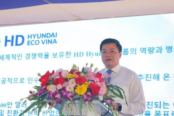 Ông Nguyễn Đức Tâm, Chủ tịch UBND tỉnh Quảng Ngãi phát biểu tại lễ khởi công.
