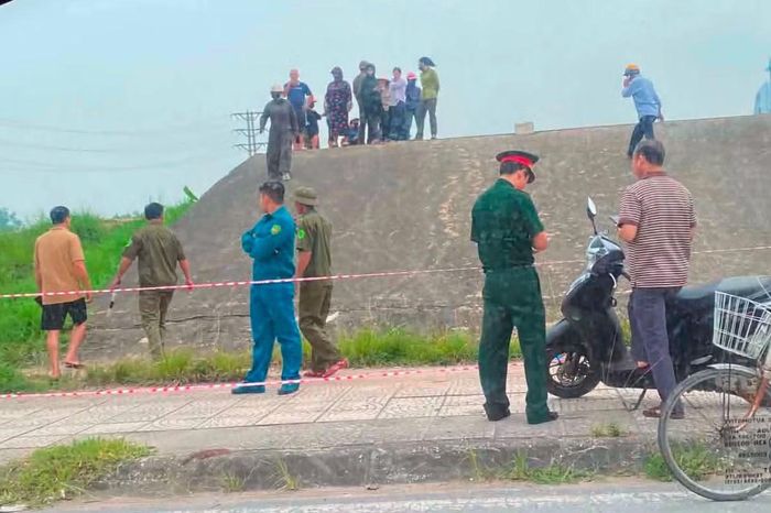 Hiện trường vụ việc.