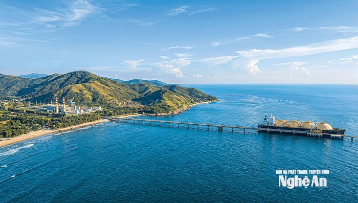 Phối cảnh Dự án Nhà máy Nhiệt điện LNG Quỳnh Lập. Ảnh tư liệu. Ảnh: Phạm Bằng