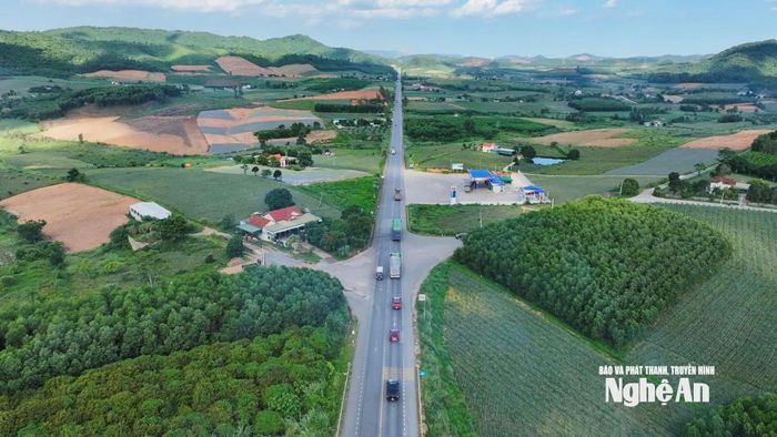 Toàn cảnh xã Quỳnh Thắng - Một trong những trọng điểm mở rộng KKT Đông Nam Nghệ An. Ảnh: P.V