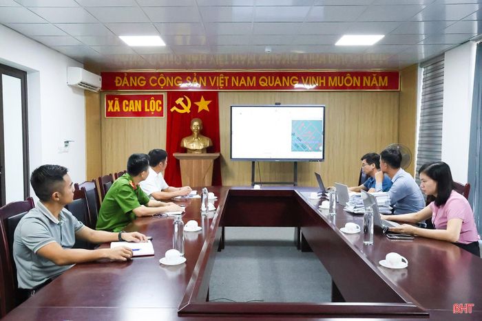 Xã Can Lộc hiện có hơn 27.600 thửa đất mới chỉ có dữ liệu không gian, thuộc nhóm địa phương có số lượng lớn của tỉnh.