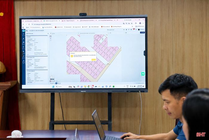 Quá trình xây dựng cơ sở dữ liệu, bản đồ địa chính trước đây chưa thống nhất.