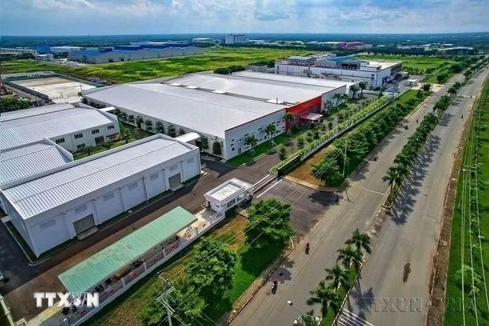 Một góc khu công nghiệp Bình Dương, thành phố Hồ Chí Minh. (Ảnh: TTXVN phát)