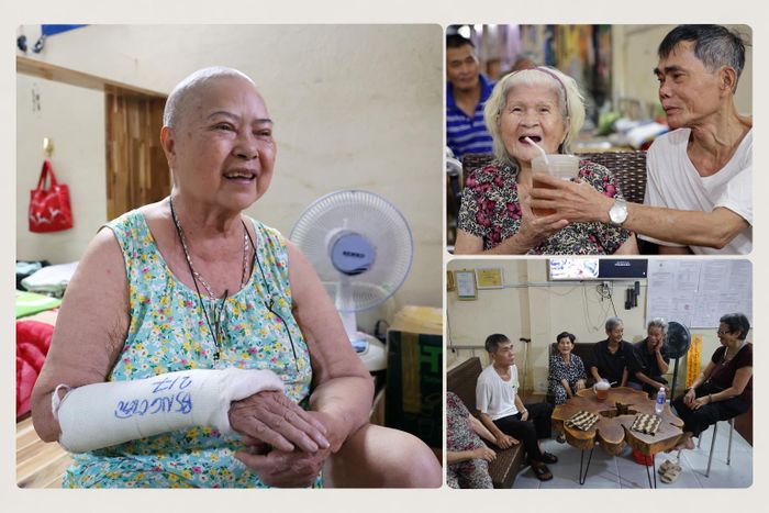 Buổi sáng ở xóm trọ Sài Gòn Bao Dung bắt đầu từ rất sớm. Người quét sân, người dọn trái cây ra trước bán, người nhặt rau, người pha ấm trà để cùng nhau trò chuyện...