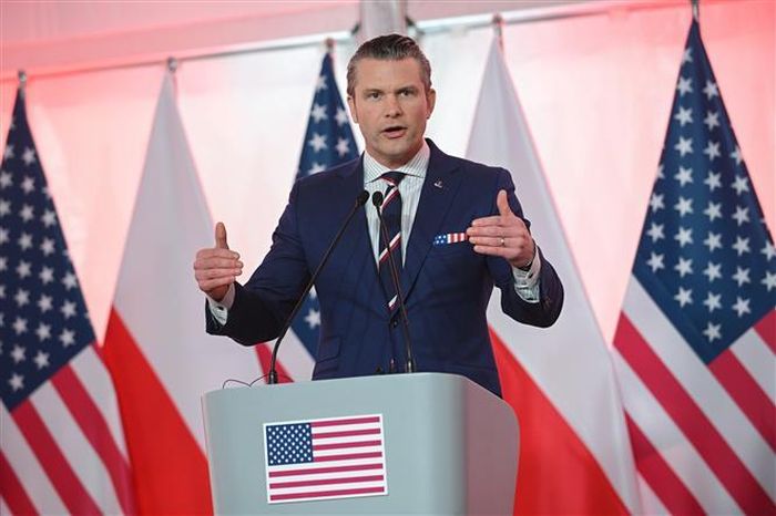 Bộ trưởng Chiến tranh Mỹ Pete Hegseth. Ảnh tư liệu: PAP/TTXVN
