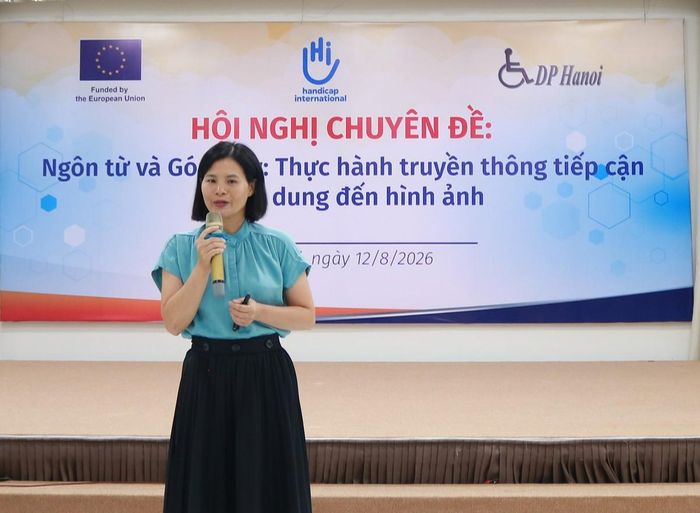 Bà Nguyễn Thị Ngọc Hà, Quản lý Dự án Chiến dịch thúc đẩy Hòa nhập do người khuyết tật khởi xướng (MIC), Tổ chức HI tại Việt Nam