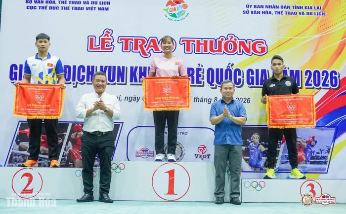 Kun Khmer Thanh Hóa giành ngôi nhất toàn đoàn nữ (lứa tuổi 14-16).