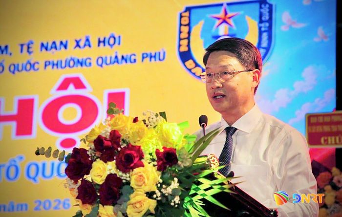 Phó Bí thư Thành ủy Ngô Xuân Thắng phát biểu. Ảnh: ALĂNG NGƯỚC