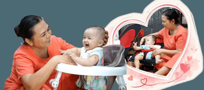 Bảo mẫu Trần Thị Chi dành gần 20 năm chăm sóc những đứa trẻ tại mái nhà chung. Ảnh: TRÂM ANH