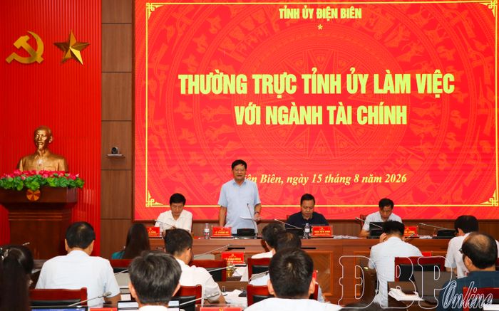 Đồng chí Lê Thành Đô, Phó Bí thư Thường trực Tỉnh ủy, Chủ tịch HĐND tỉnh phát biểu tại buổi làm việc.