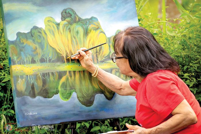 Sắc màu cuộc sống. Ảnh: Lê Hữu Thiết (chụp tại xã Nam Cát Tiên)