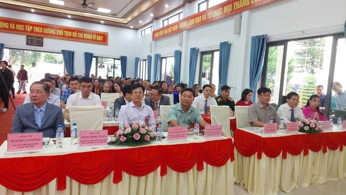  Đại biểu tham dự lễ kỷ niệm. Ảnh: N.D 