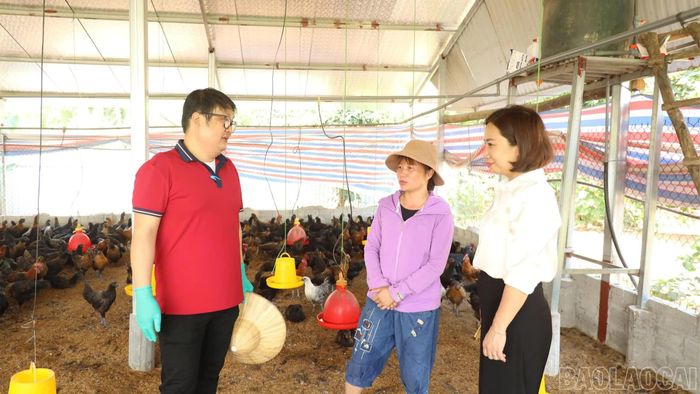 Trung tâm Dịch vụ tổng hợp xã Xuân Ái tuyên truyền, vận động người dân chủ động áp dụng các biện pháp chăn nuôi an toàn sinh học.
