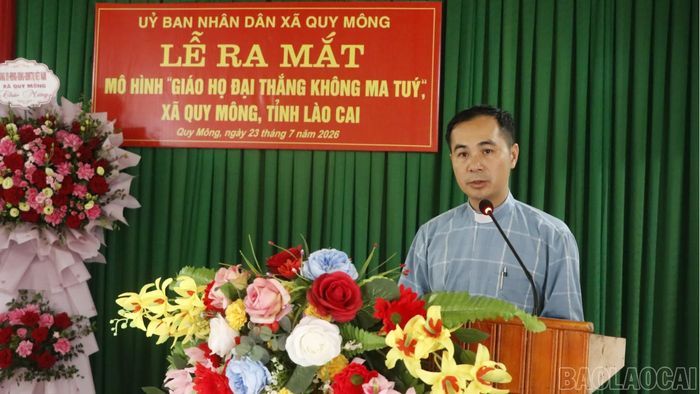 Linh mục Nguyễn Đức Tùng thường xuyên tuyên truyền, vận động giáo dân tích cực tham gia phòng, chống ma túy.