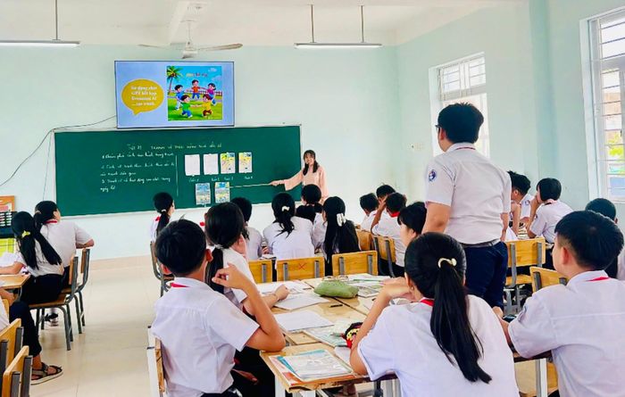Một tiết dạy học của bậc THCS