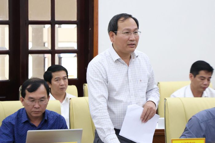 Giám đốc Ban QLDA 3 Hà Sỹ Sơn báo cáo một số khó khăn về giải ngân vốn