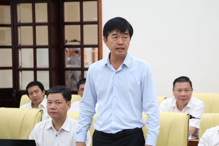 Giám đốc Sở Nông nghiệp và Môi trường Phan Nguyễn Hoàng Tân thông tin về các quy định đền bù, tái định cư