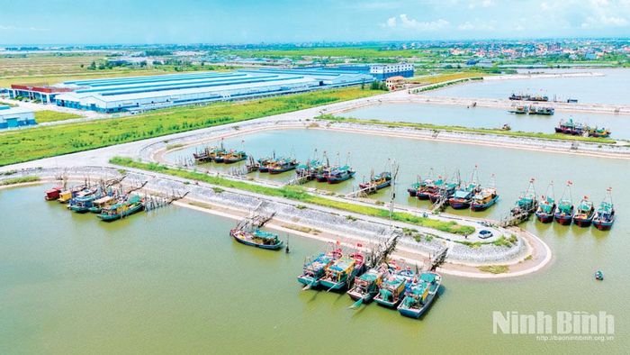 Một góc Khu kinh tế Ninh Cơ. Ảnh: Ngọc Linh