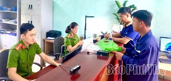 Công an xã Liên Sơn đẩy mạnh cải cách hành chính, nâng cao chất lượng phục vụ người dân.