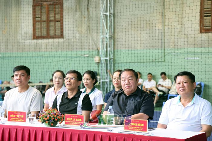 Các đại biểu tham dự Hội thao ngành Xây dựng Sơn La lần thứ II.