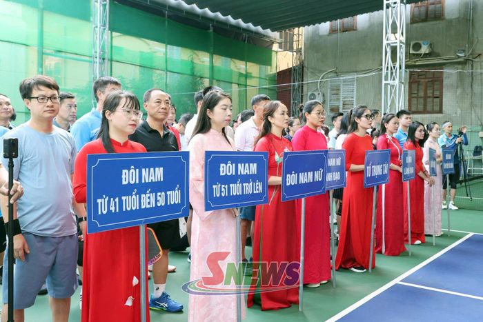 Các vận động viên tham dự Hội thao.