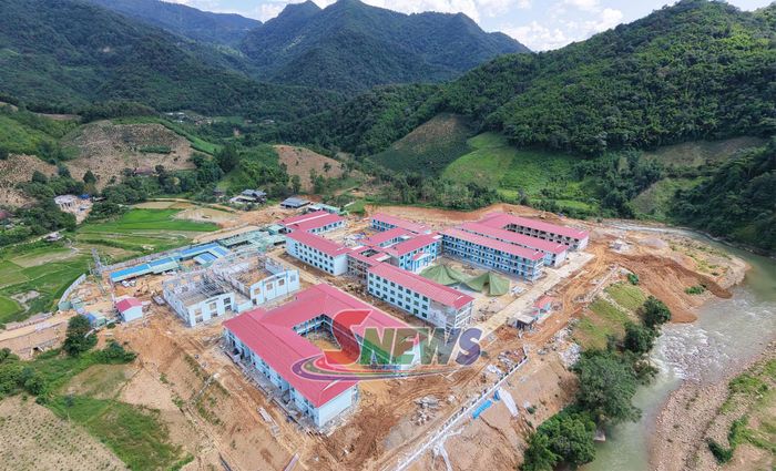 Công trình Trường Phổ thông nội trú liên cấp TH - THCS Mường Lèo.