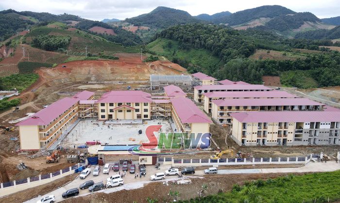 Công trình Trường Phổ thông nội trú liên cấp TH - THCS Sốp Cộp.