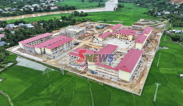 Công trình Trường Phổ thông nội trú liên cấp TH - THCS Mường Hung.