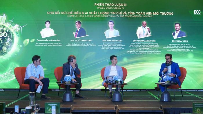 Phiên thảo luận 3 với chủ đề: "Cơ chế Điều 6.4: chất lượng tín chỉ và tính toàn vẹn môi trường". (Ảnh H.D)
