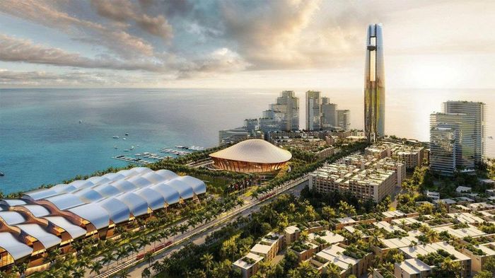 Phối cảnh Trung tâm hội nghị APEC. (ảnh Sun Group)