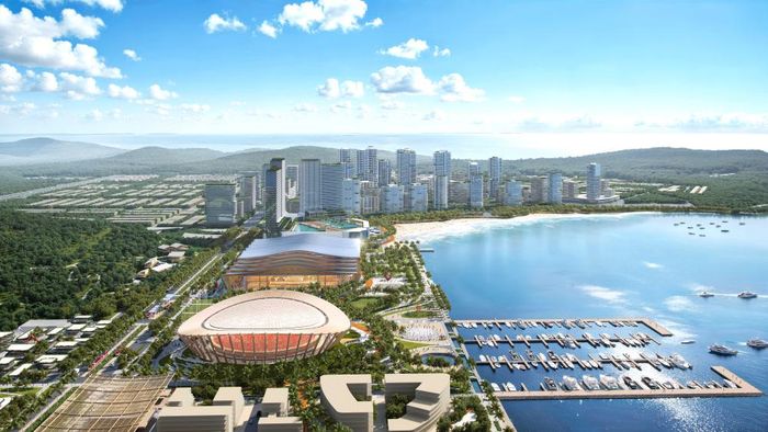 Một “hệ sinh thái” đẳng cấp đang xây dựng tại Phú Quốc phục vụ APEC 2027.(ảnh Sun Group)