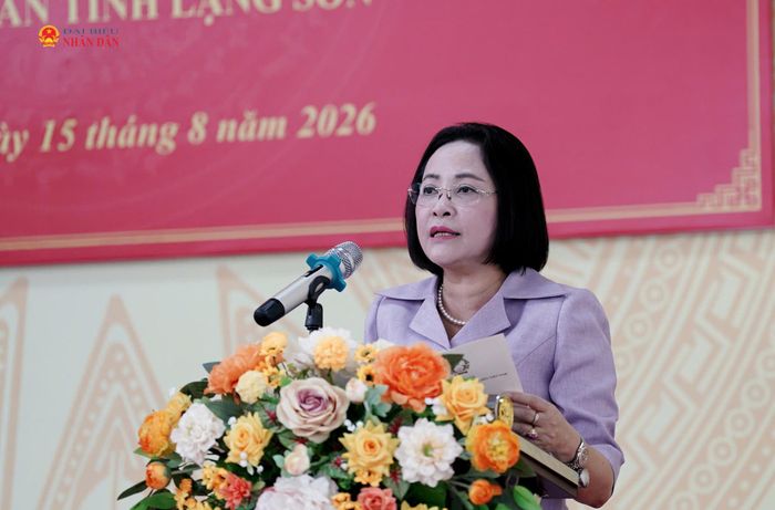 Phó Chủ tịch Quốc hội Nguyễn Thị Thanh phát biểu tại chương trình