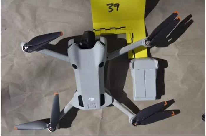 UAV bị thu giữ tại sân vận động SoFi và nhà thi đấu L.A. Coliseum. Ảnh: FBI Los Angeles