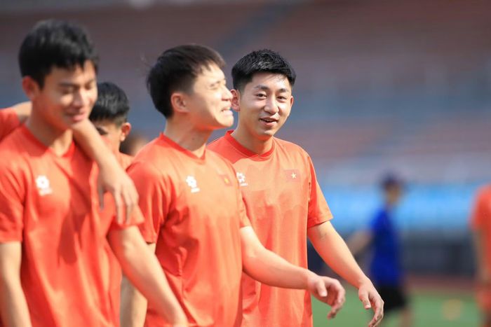Chiều 15/8, tuyển Việt Nam có buổi tập cuối cùng trước trận bán kết lượt đi gặp tuyển Malaysia. Ảnh: CTV.