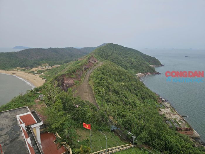 Trong hành trình đến với hải đăng Vĩnh Thực bạn sẽ đi qua những con đường xanh mát. Ảnh: Tuệ Nhi