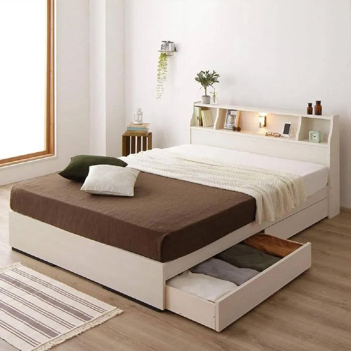 Giường có ngăn kéo cần nhiều khoảng trống hơn bạn tưởng