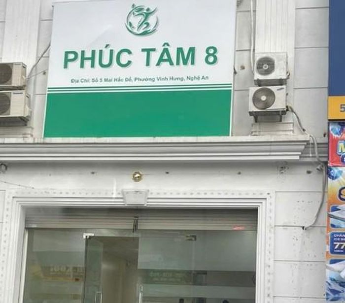 Cơ sở "Phúc Tâm 8", nơi các đối tượng hoạt động khám, chữa bệnh xương khớp "chui"