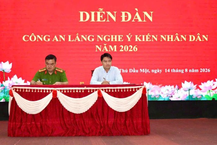 Diễn đàn "Công an lắng nghe ý kiến của nhân dân"
