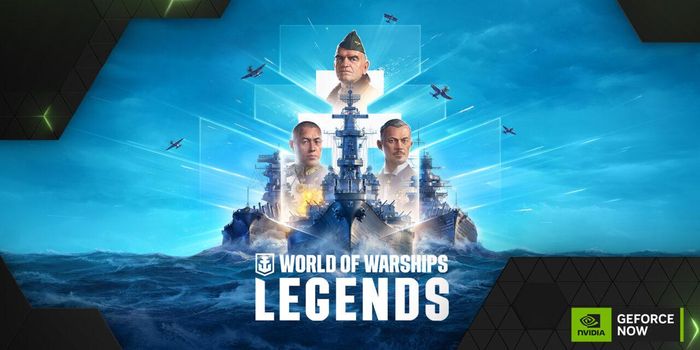 World of Warships Legends với những trận hải chiến hoành tráng mới được bổ sung trên GeForce Now. (Ảnh: Nvidia)