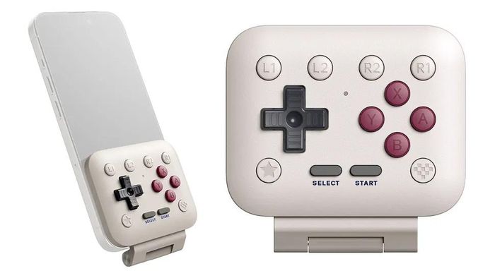 FlipPad biến iPhone thành máy chơi game retro với nút bấm vật lý. (Ảnh: 8BitDo)