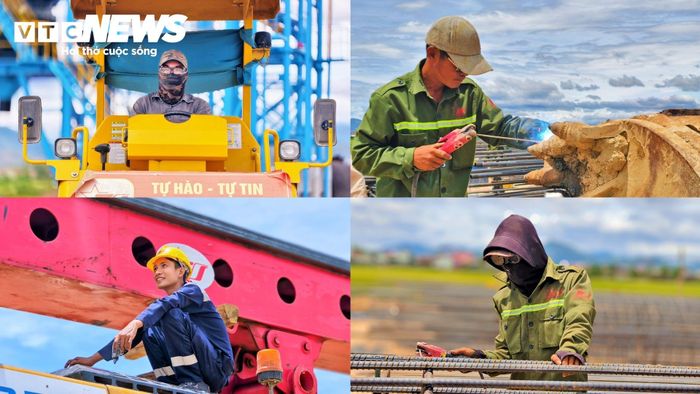 Trên công trường, các nhà thầu và hàng trăm công nhân phải đối mặt vất vả, áp lực và cả bài toán phức tạp từ thực địa, để chạy đua hoàn thành vào tháng 10/2028.