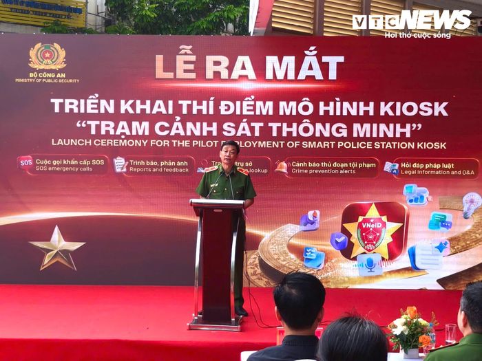 Thiếu tướng Nguyễn Mạnh Hùng, Phó cục trưởng Cục Cảnh sát Quản lý hành chính về trật tự xã hội (Bộ Công an). (Ảnh: Hùng Đào)