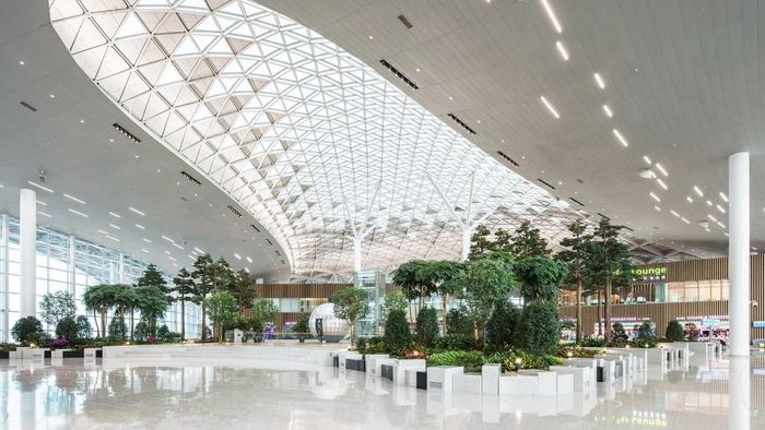 Nhà ga bao gồm bảo tàng văn hóa Hàn Quốc, các buổi biểu diễn âm nhạc và múa truyền thống, các xưởng thủ công nơi du khách có thể thử thư pháp hoặc nghệ thuật truyền thống.(Ảnh: Gensler)
