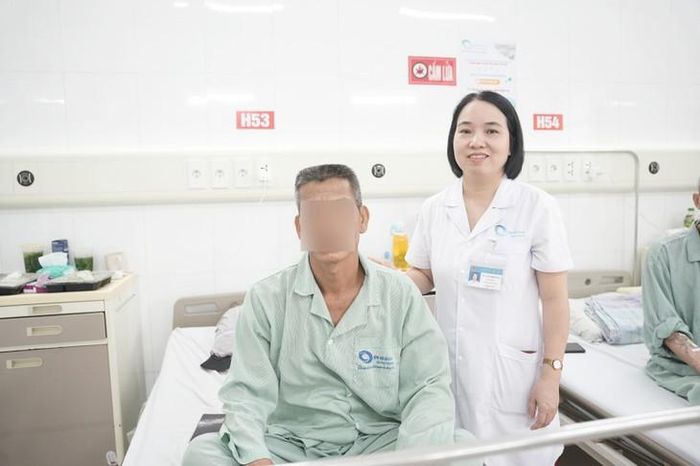Bệnh nhân phục hồi sức khỏe tốt sau phẫu thuật. Ảnh: BVCC