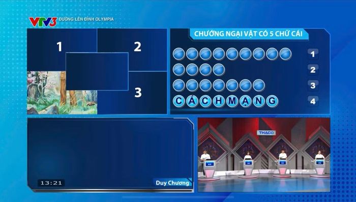  Từ khóa "Pác Bó" đã giúp Duy Chương vươn lên dẫn đầu đoàn leo núi. 