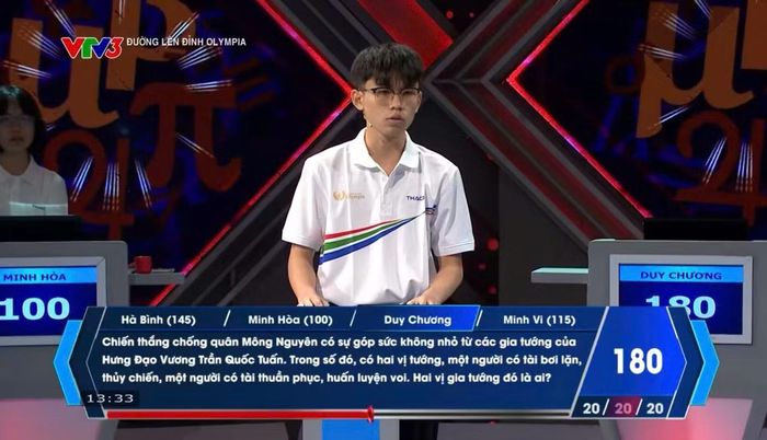  Duy Chương có màn về đích chưa được thuận lợi. 