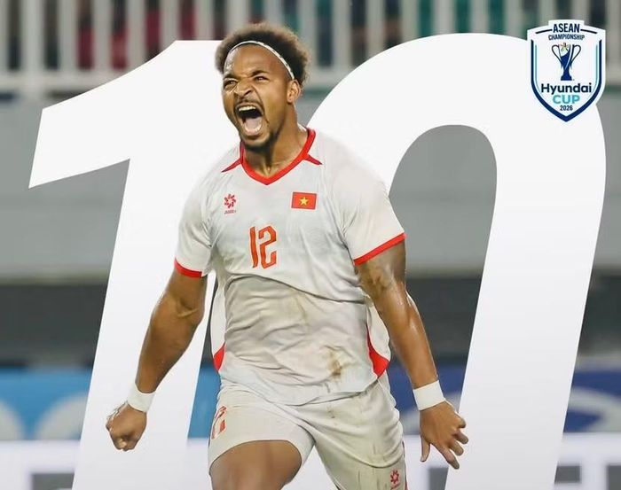 Xuân Son mở tỉ số cho tuyển Việt Nam (Ảnh: Asean United FC)