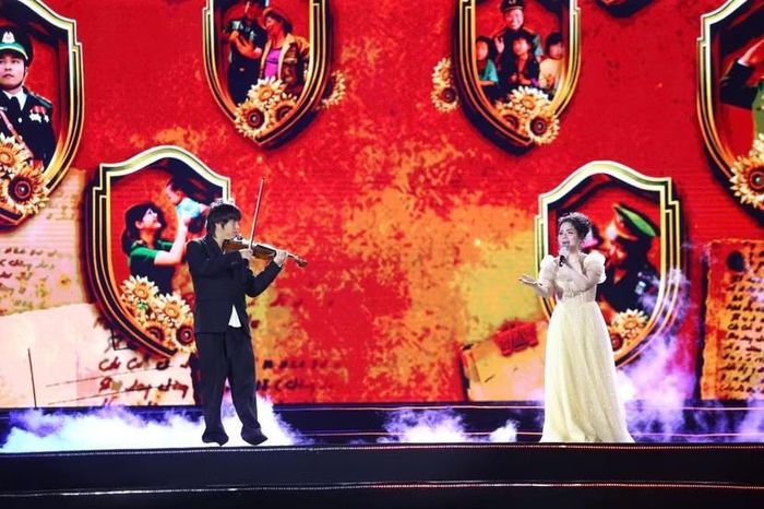 Giai điệu “bài ca không quên” do nghệ sĩ violin Anh Tú thể hiện. Ảnh: Phú Khánh.